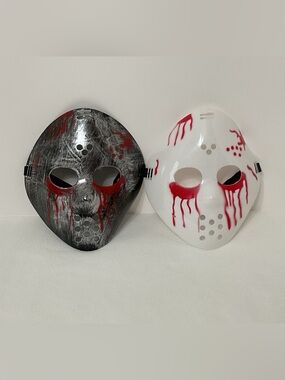 LOT of 2 JASON VOORHEES MASKS